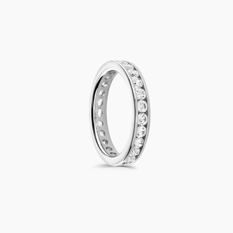 Channel Set Diamond Eternity Ring