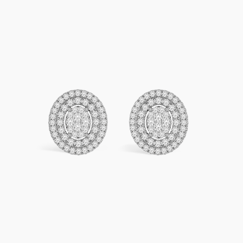 0.20ct Classic Double Halo Earrings