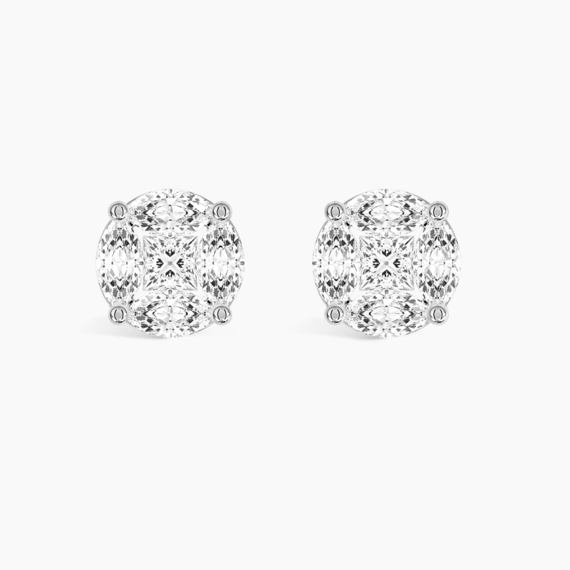 0.93ct Pure Elegance Diamond Earrings