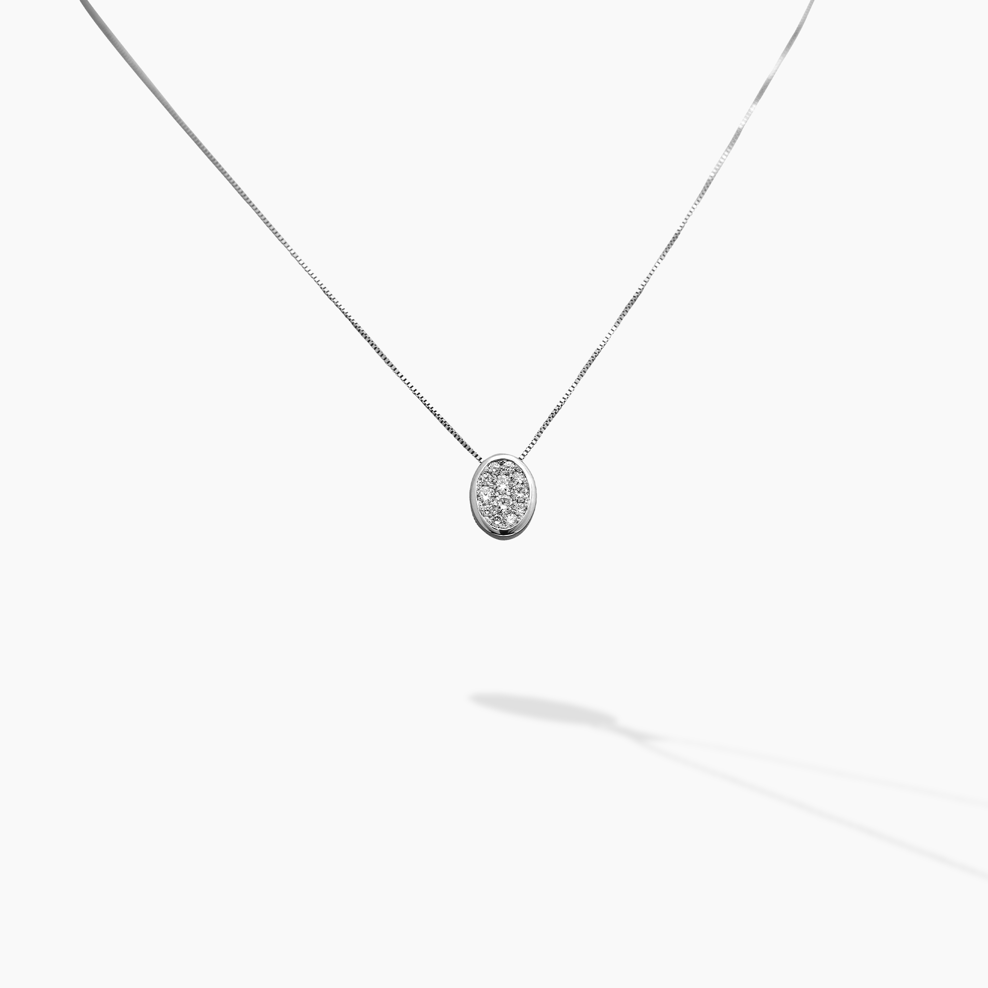 0.83ct Oval Bliss Diamond Pendant Set