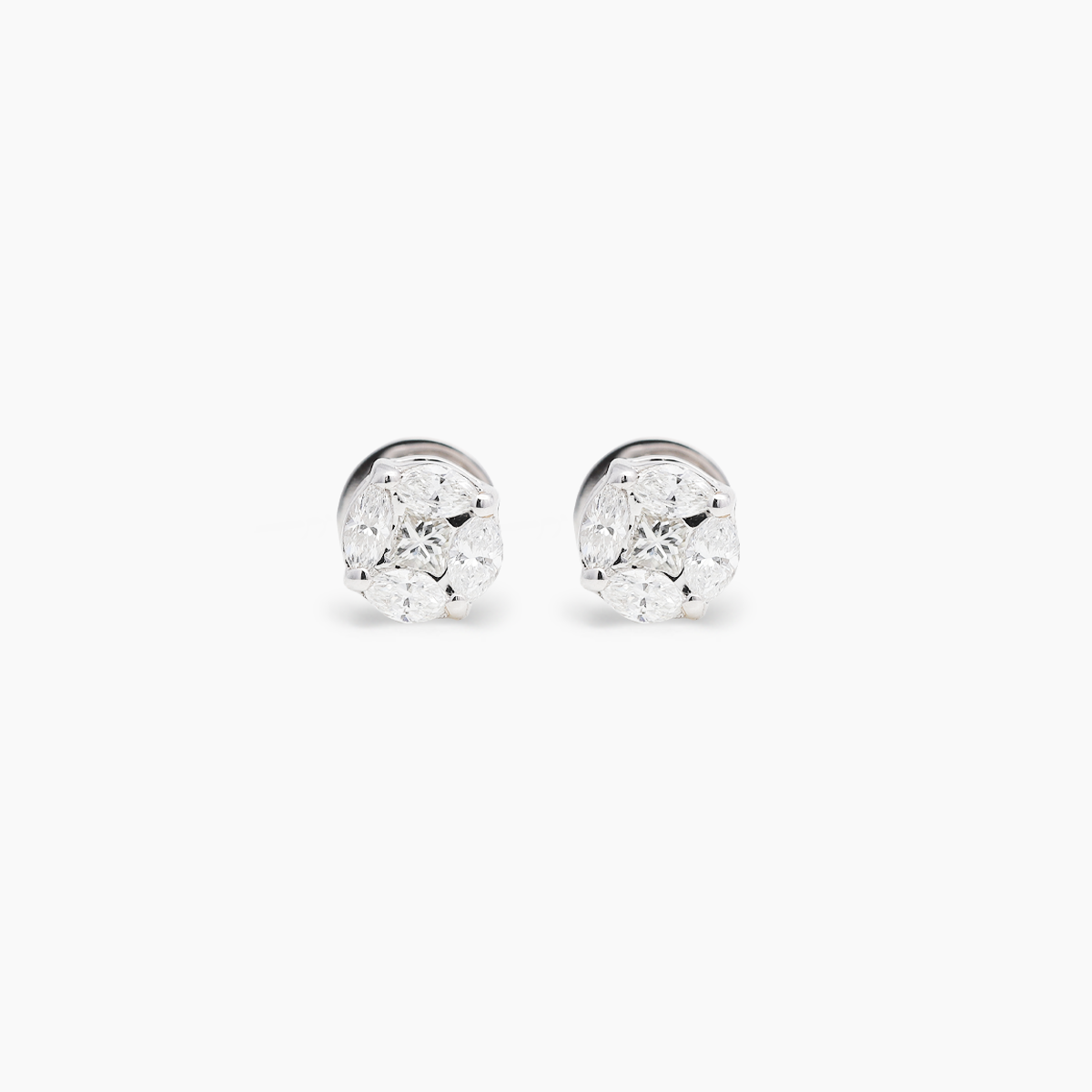 0.58ct Classic Multi-Stone Diamond Earrings