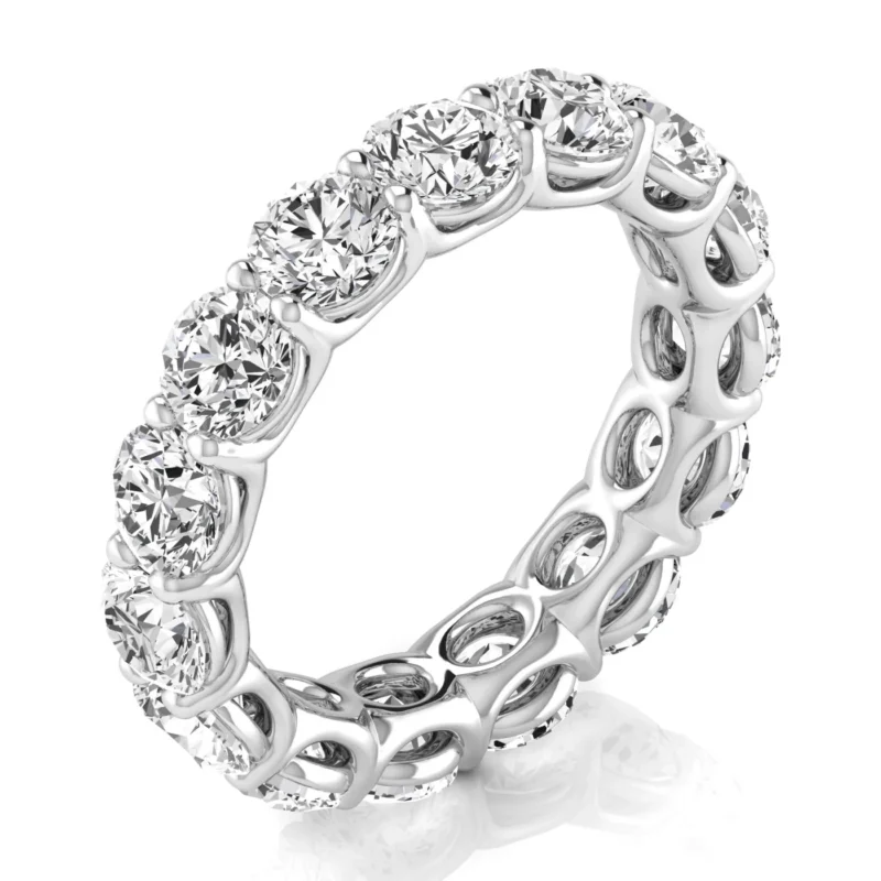 0.33 pts Round Diamond Full Eternity Band