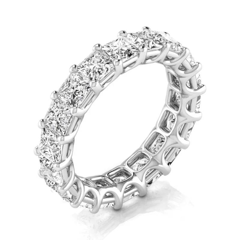 0.33 pts Princess Diamond Full Eternity Band